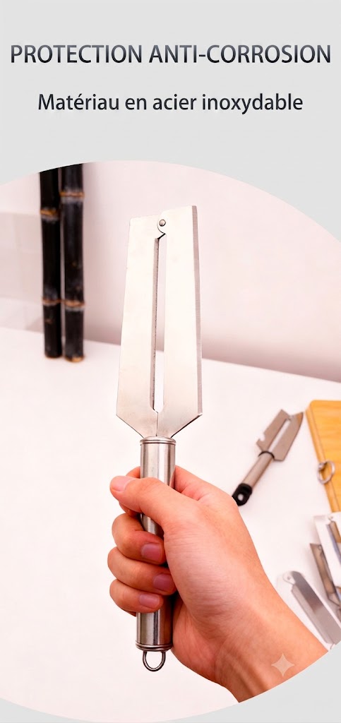 Éplucheur multifonction en acier inoxydable pour cuisine