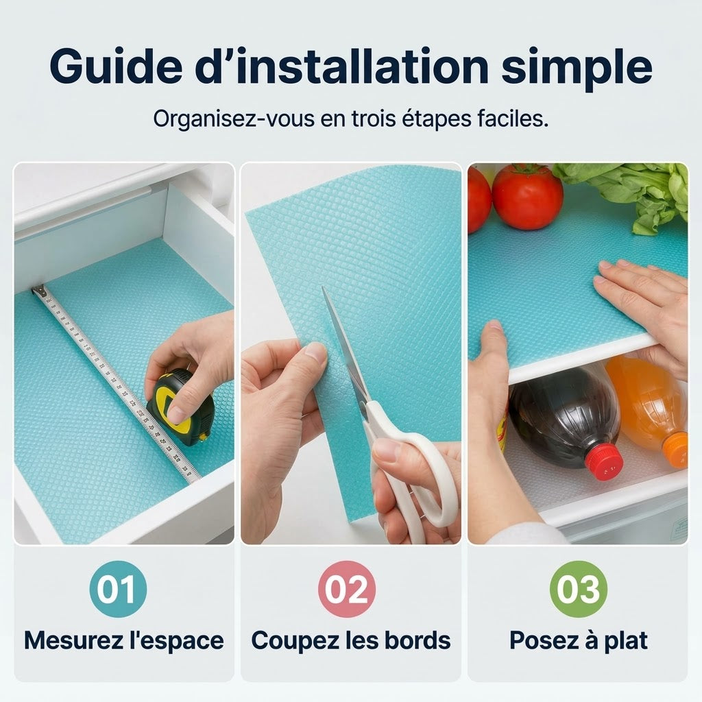 Tapis imperméable pour réfrigérateur OmniLiving™&nbsp;