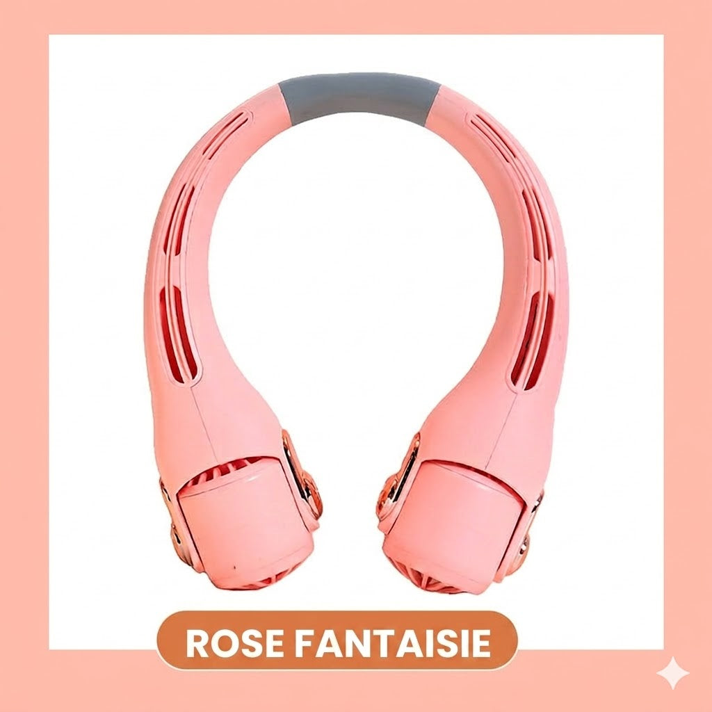 Climatiseur de Cou Portable – Fraîcheur Absolue & Ultra-Silencieux