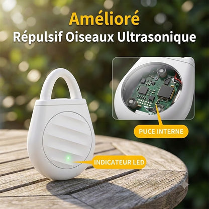 Mini Porte-Clés Répulsif Anti-Nuisibles à Ultrasons