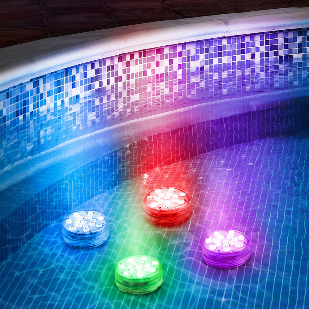 Lampe de Piscine LED RGB Étanche – 1 ACHETÉE = 1 OFFERTE (Pack de 2)