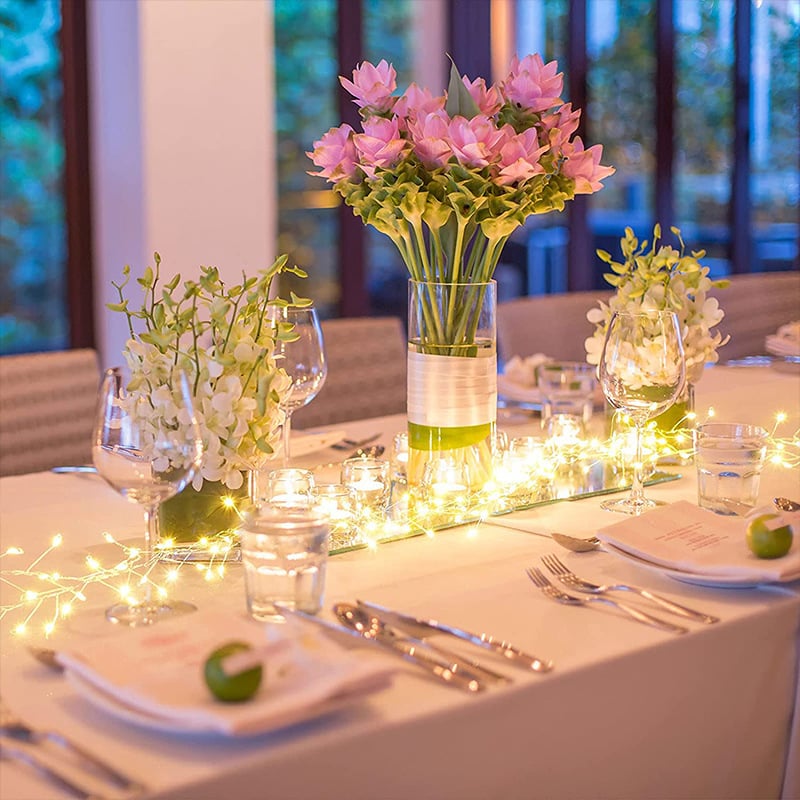 OmniLiving™ Guirlande LED Feux d'Artifice en Fil de Cuivre (Étanche + Télécommande Sans Fil)