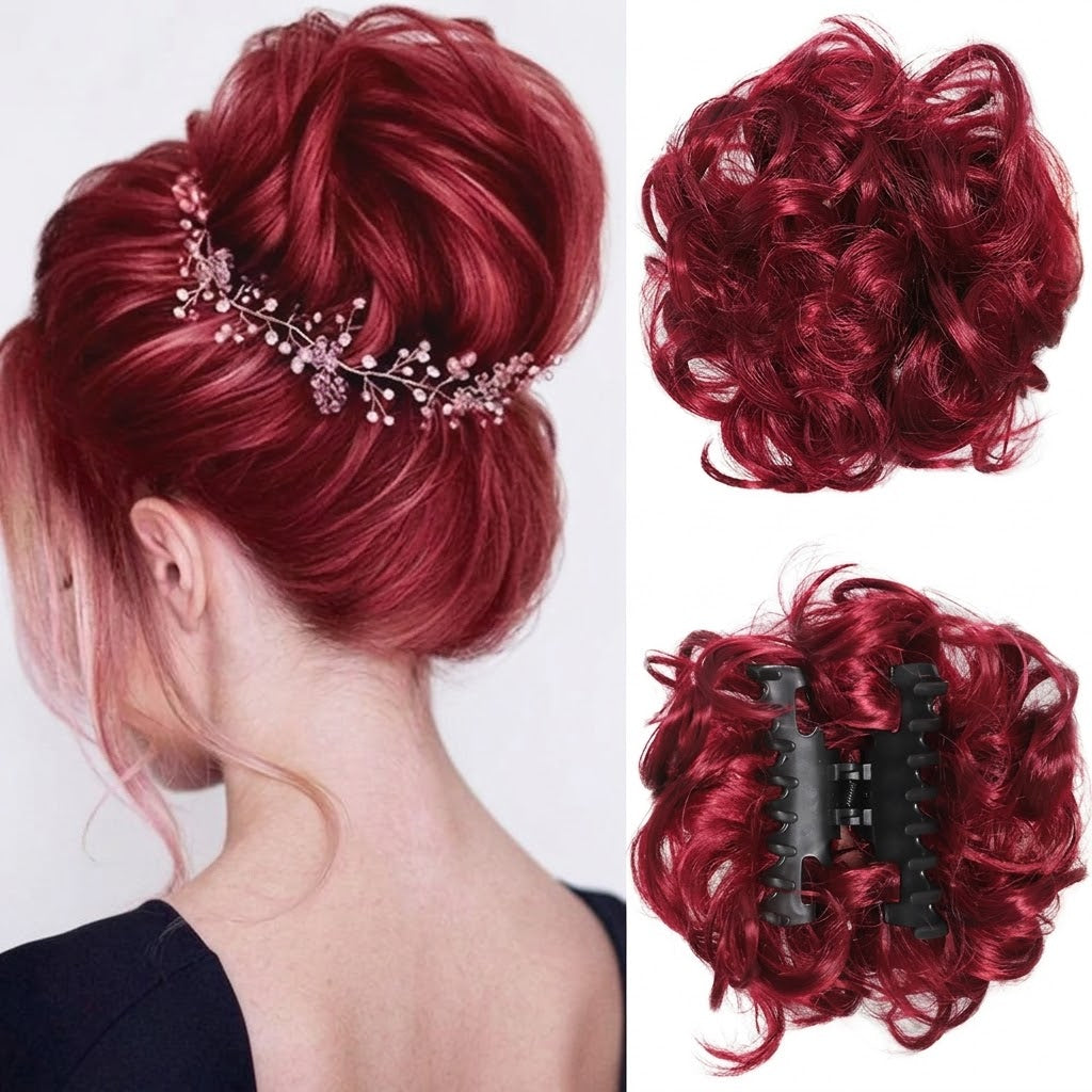 Chignon Flou avec Pince Crabe – Une Coiffure Parfaite en Quelques Secondes OFFRE : 1+1 GRATUIT !