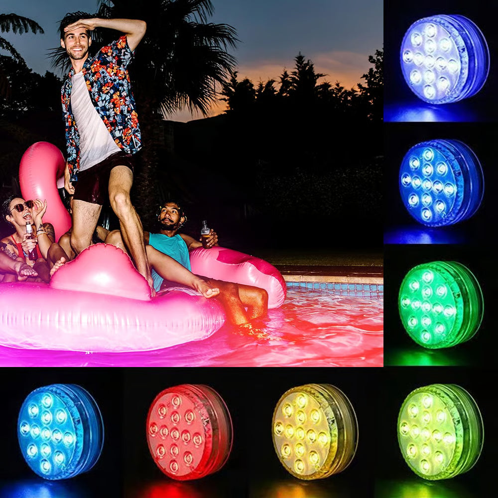 Lampe de Piscine LED RGB Étanche – 1 ACHETÉE = 1 OFFERTE (Pack de 2)