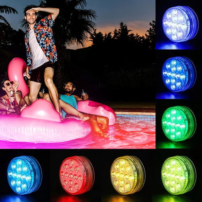 Lampe de Piscine LED RGB Étanche – 1 ACHETÉE = 1 OFFERTE (Pack de 2)
