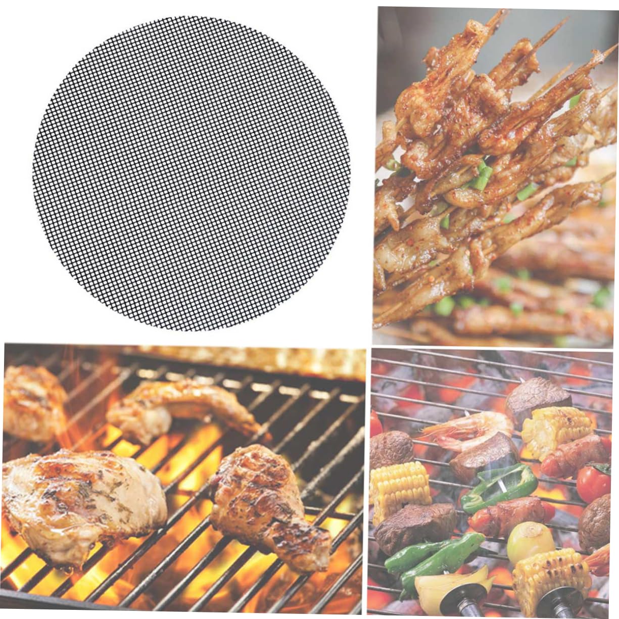 Tapis de Grille de Barbecue Anti-Adhésif