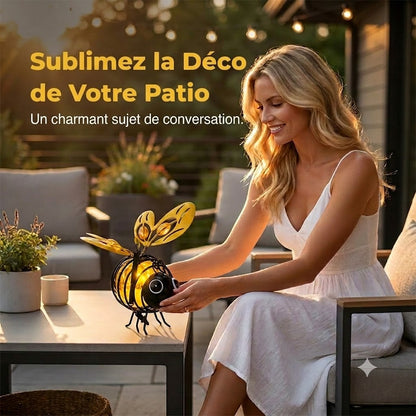 Lanterne Solaire Suspendue avec Abeilles – Éclairage Décoratif de Jardin