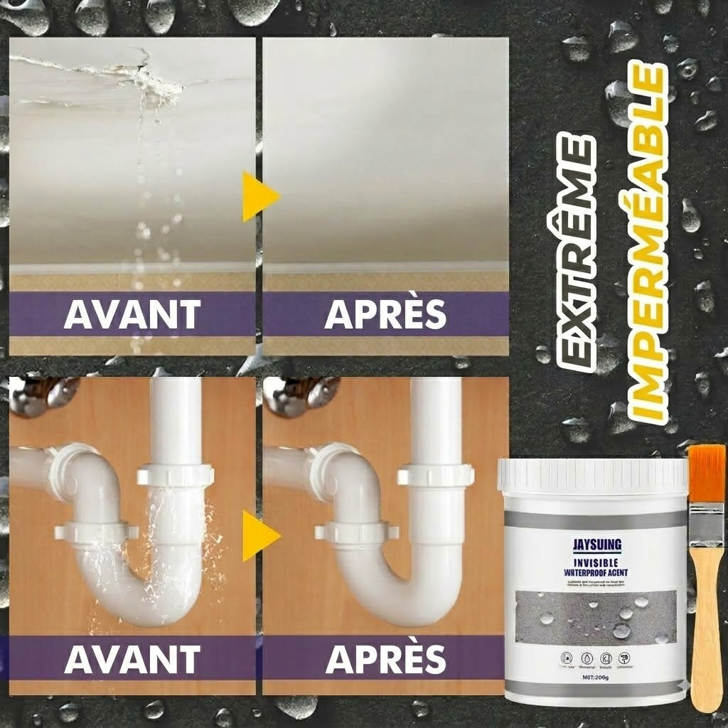 SilkEase™ Mastic d'Étanchéité Transparent & Invisible | Anti-Fuite & Imperméable
