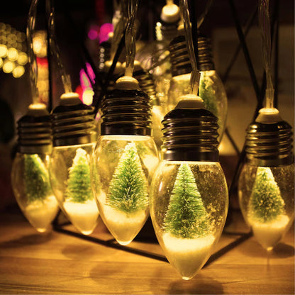 VaraLiving™ Guirlande LED Ampoules de Noël (Intérieur & Extérieur)