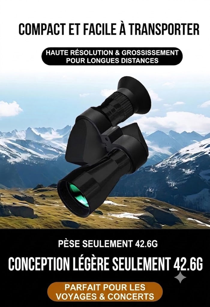 Monoculaire Mini HD pour Smartphone – Zoom Puissant & Portable