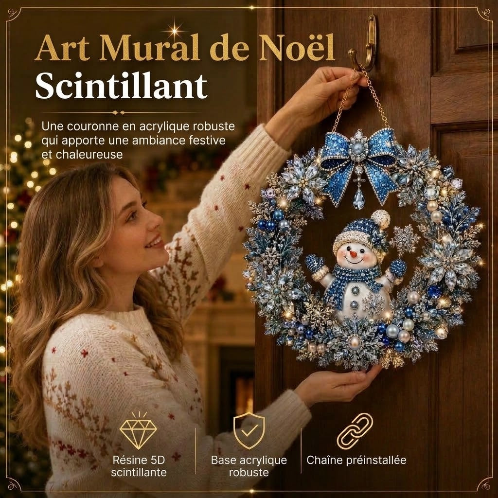 VaraLiving™ Kit Peinture Diamant de Noël DIY (Strass & Outils)