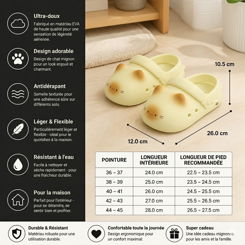 Chaussons Chat Ultra-Moelleux – KittyCloud™