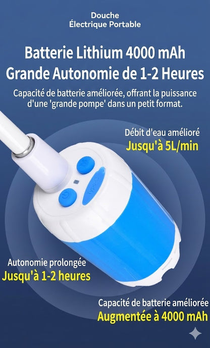 Douche de Camping Portable – Mobile & Rechargeable