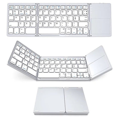 SilkEase™ Clavier Bluetooth Sans Fil Pliable | Mini Clavier Universel & Portable