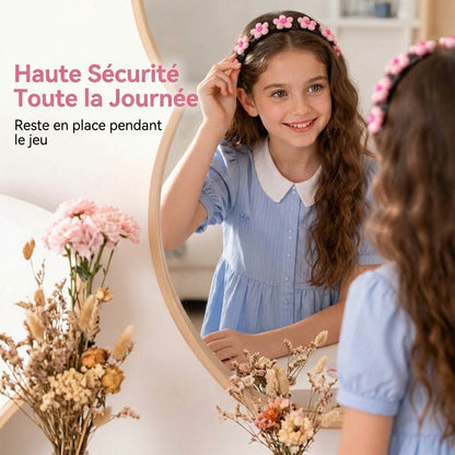 Serre-tête dessin animé avec pinces à tresses pour filles OmniLiving™ | 13 modèles mignons