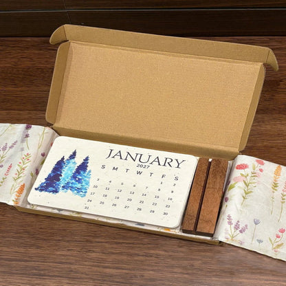VaraLiving™ Calendrier à Planter 2027 (Papier Ensemencé Biodégradable)
