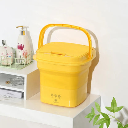 OmniLiving™ Mini Machine à Laver Portable & Design | Pour Sous-Vêtements & Chaussettes