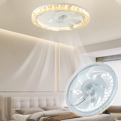 Ventilateur de Plafond Lampe 2-en-1 avec Télécommande