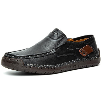 Chaussures Classiques en Cuir de Veau – Élégance Intemporelle & Confort Respirant