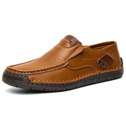 Chaussures Classiques en Cuir de Veau – Élégance Intemporelle & Confort Respirant
