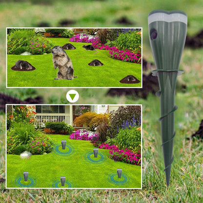Répulsif Solaire Serpents & Rongeurs pour Jardin & Ferme – Protection Étanche