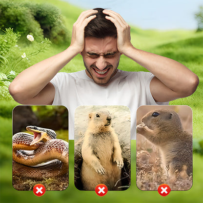 Répulsif Solaire Serpents & Rongeurs pour Jardin & Ferme – Protection Étanche
