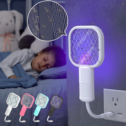 Mini Tapette à Mouches Électrique USB – Puissante & Portable pour Maison et Camping