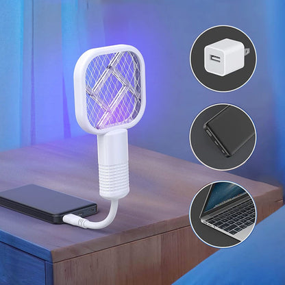 Mini Tapette à Mouches Électrique USB – Puissante & Portable pour Maison et Camping