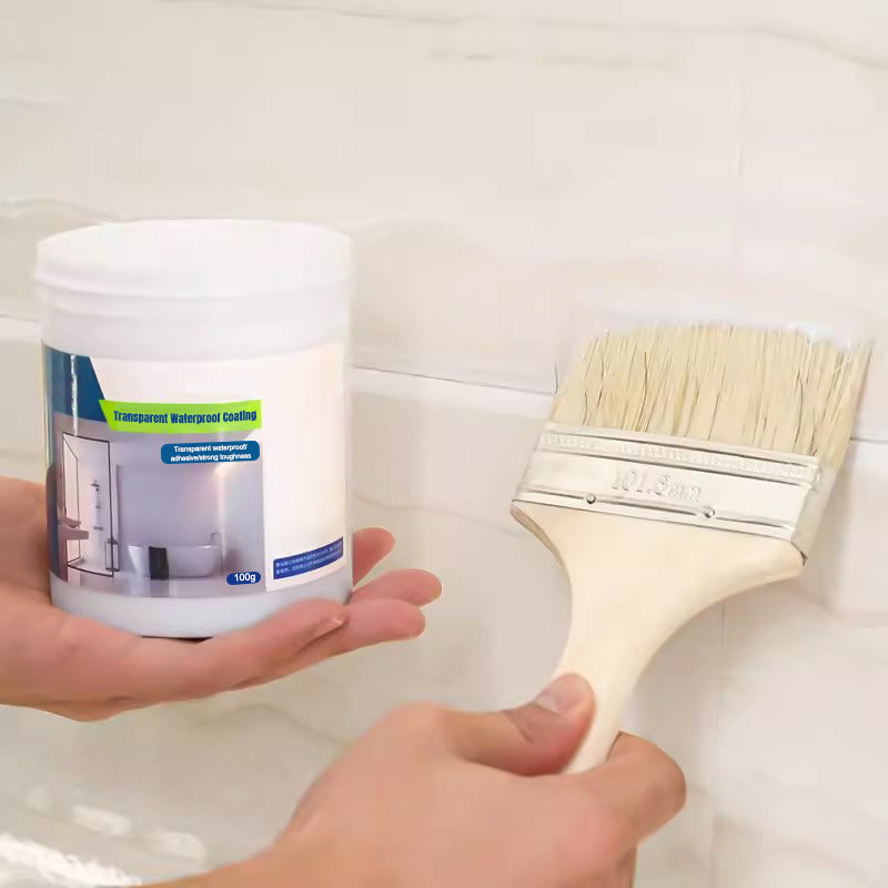 Scellant d'Étanchéité Transparent Anti-Fuites – Protection Imperméable pour Salle de Bain, Fenêtres, Toit et Murs Extérieurs