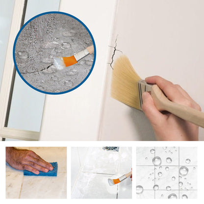 Scellant d'Étanchéité Transparent Anti-Fuites – Protection Imperméable pour Salle de Bain, Fenêtres, Toit et Murs Extérieurs