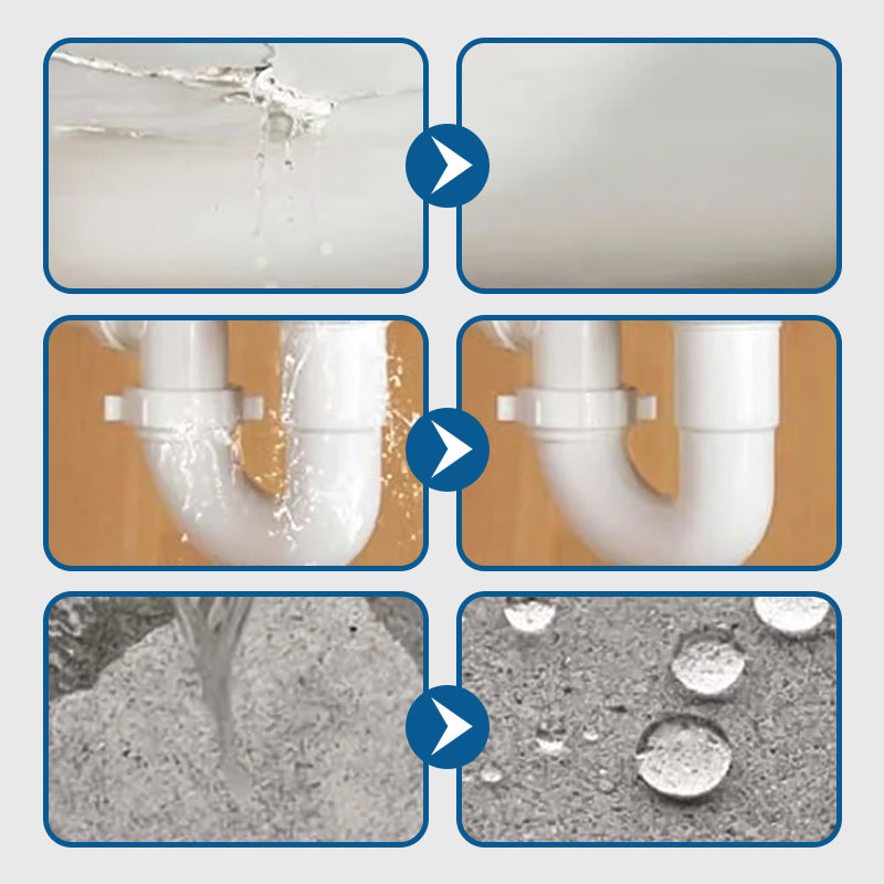Scellant d'Étanchéité Transparent Anti-Fuites – Protection Imperméable pour Salle de Bain, Fenêtres, Toit et Murs Extérieurs