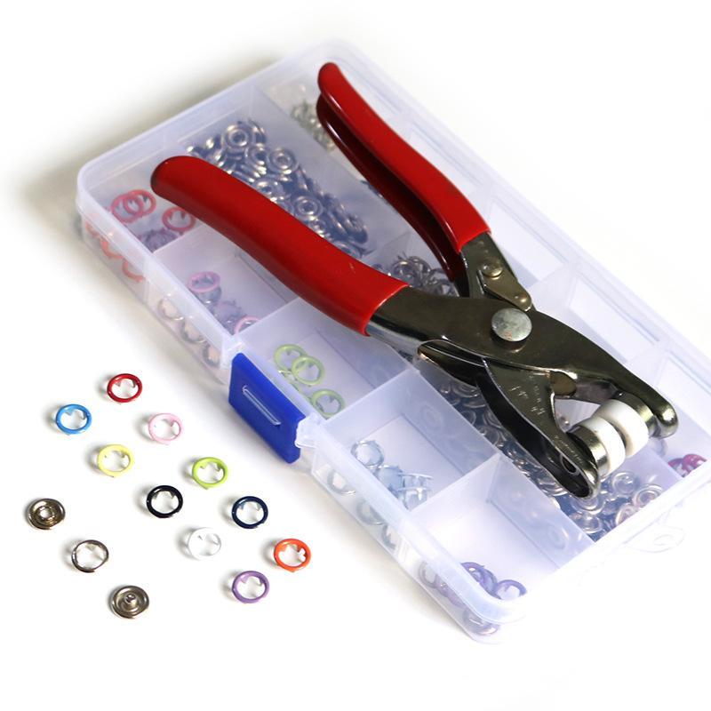 Kit d'Outils d'Assemblage Sans Marteau – Coffret de Boucles & Fermoirs Métalliques Durables