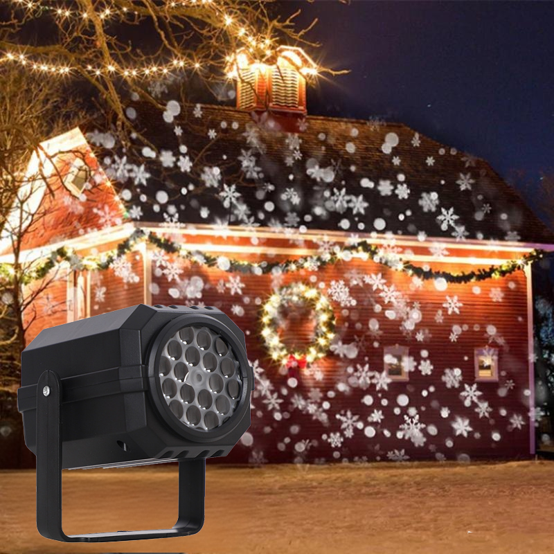 VaraLiving™ Projecteur LED de Noël Rotatif | 8 Motifs & Éclairage Extérieur Imperméable