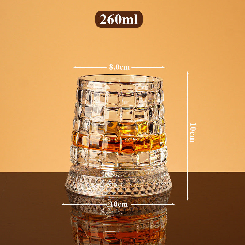 Verre à Whisky Pivotant 360° – Détente Anti-stress & Expérience Aromatique Sublimée