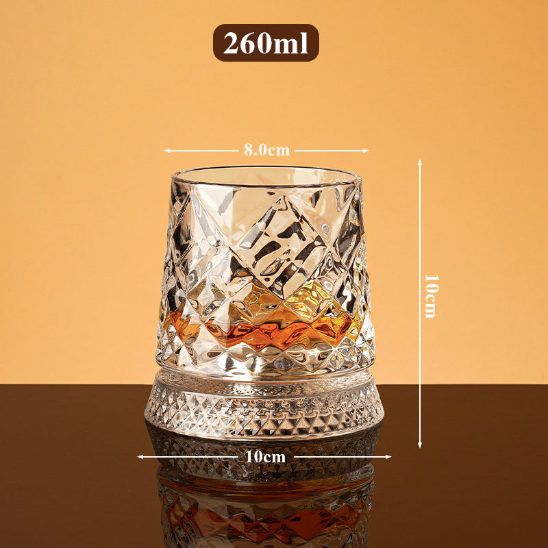 Verre à Whisky Pivotant 360° – Détente Anti-stress & Expérience Aromatique Sublimée