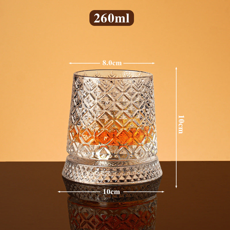 Verre à Whisky Pivotant 360° – Détente Anti-stress & Expérience Aromatique Sublimée