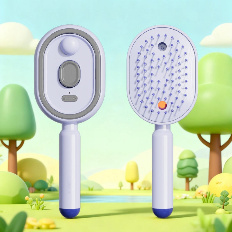 Brosse de Massage Capillaire à Brume Électrique