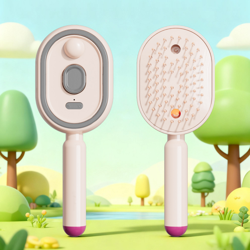 Brosse de Massage Capillaire à Brume Électrique