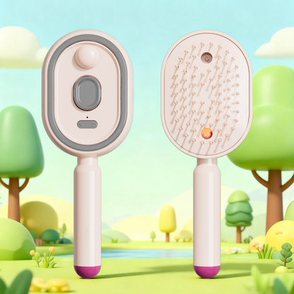 Brosse de Massage Capillaire à Brume Électrique
