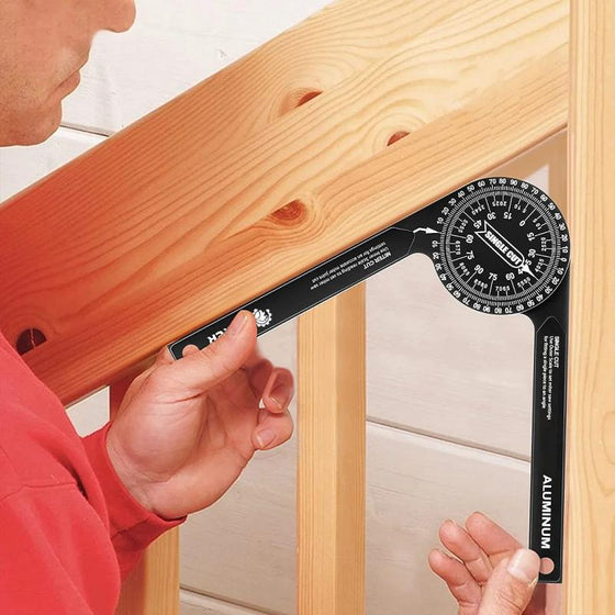 ProShield™ Rapporteur d'Angle Numérique & Règle de Précision | Outil de Mesure pour Menuiserie & Bricolage