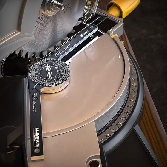 ProShield™ Rapporteur d'Angle Numérique & Règle de Précision | Outil de Mesure pour Menuiserie & Bricolage