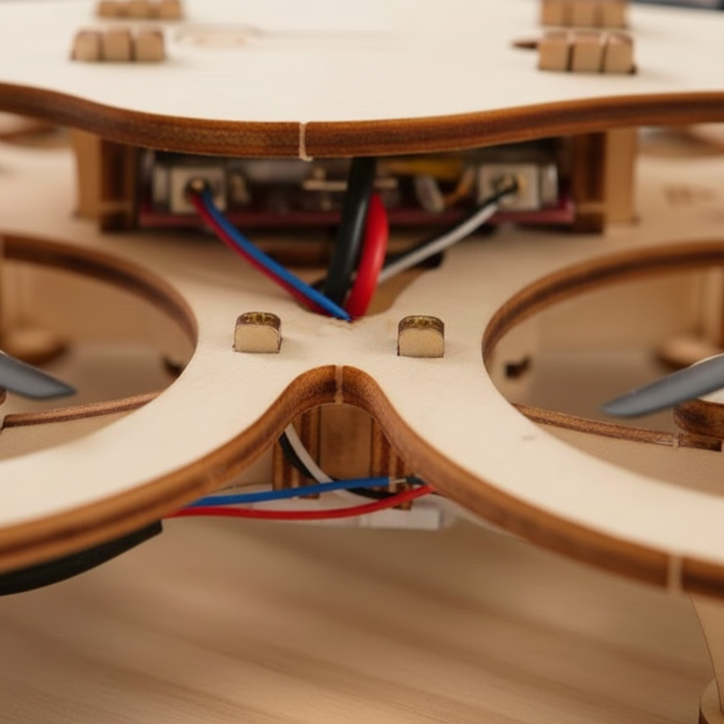 Drone en Bois DIY – Kit Scientifique STEM