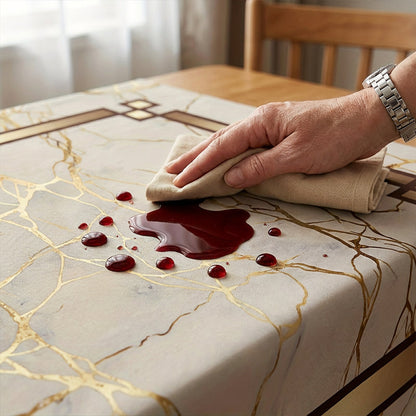 VaraLiving™ Nappe & Set de Table Imperméable Effet Marbre