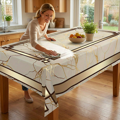 VaraLiving™ Nappe & Set de Table Imperméable Effet Marbre
