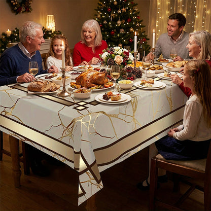 VaraLiving™ Nappe & Set de Table Imperméable Effet Marbre