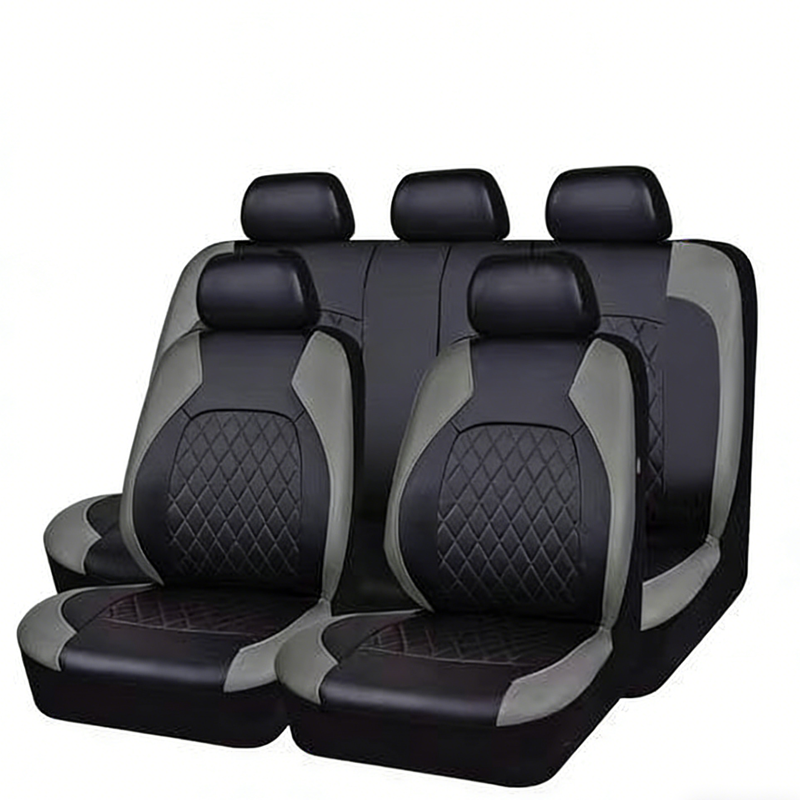 Housse de siège auto universelle 9 pièces en similicuir SilkEase™