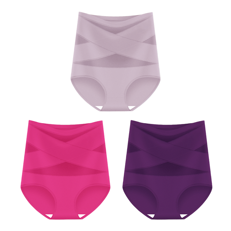 LuxeModa™ Lot de 3 Culottes Gainantes Taille Haute | Gaine Sculptante