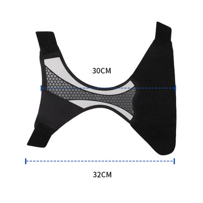 Orthèse de cheville à compression en Y UltraFit - Fine avec talon ouvert