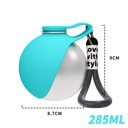 Gourde pliable pour chiens PureVal™ | Bouteille d'eau pour chien étanche et portable pour les promenades