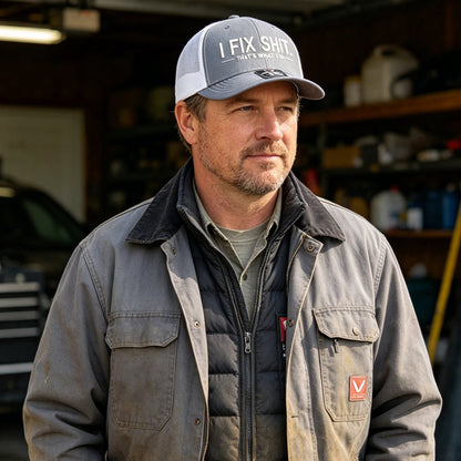 Casquette Trucker "I Fix Shit" – Style Camionneur